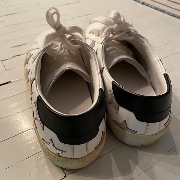 SAINT LAURENT SILVER STAR SNEAKERS - Picture 6 of 7